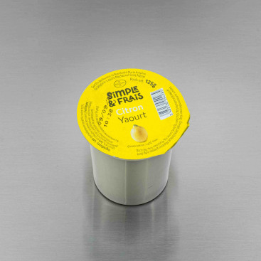 Yaourt du march&eacute; citron 125 g