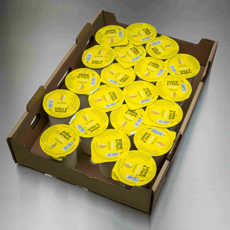 Yaourt du march&eacute; Citron 125 g | Calidel Pro