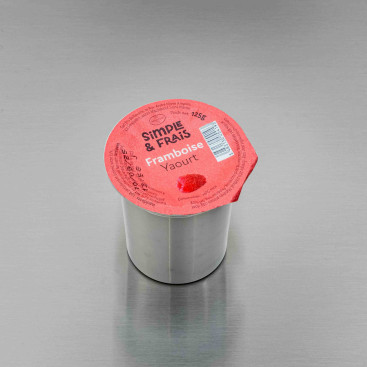 Yaourt du march&eacute; framboise 125 g