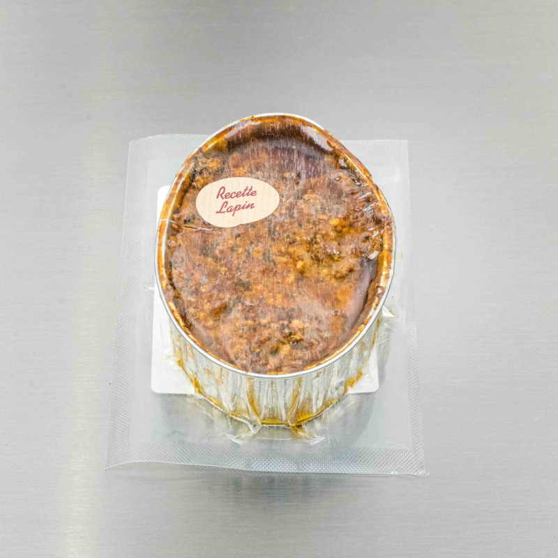 Terrine au lapin et poireau 250 g | Calidel Pro