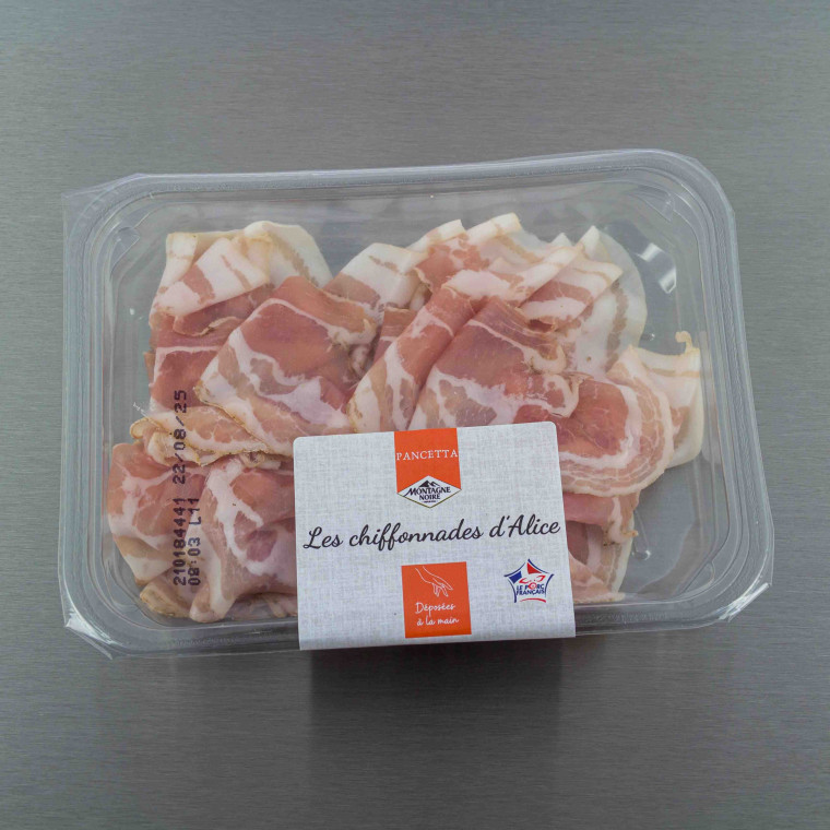Chiffonnades de pancetta 80 g | Calidel Pro