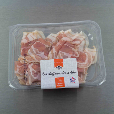 Chiffonnades de pancetta 80 g