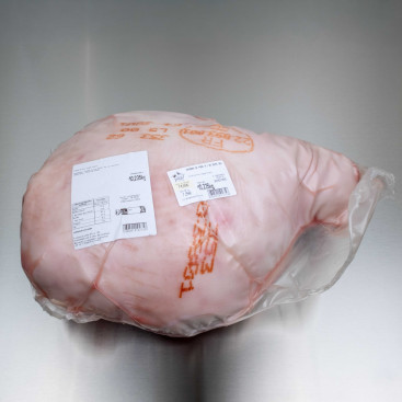 Jambon de porc avec os demi-sel 10 kg env.