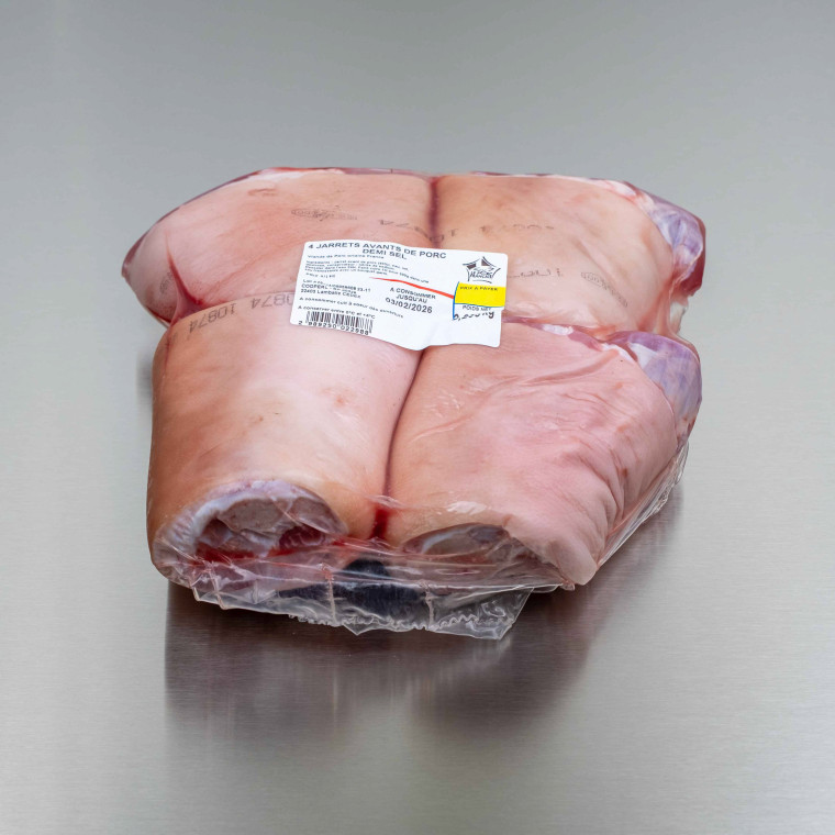 Jarret de porc demi-sel cru (4 pi&egrave;ces de 500 g env.) | Calidel Pro
