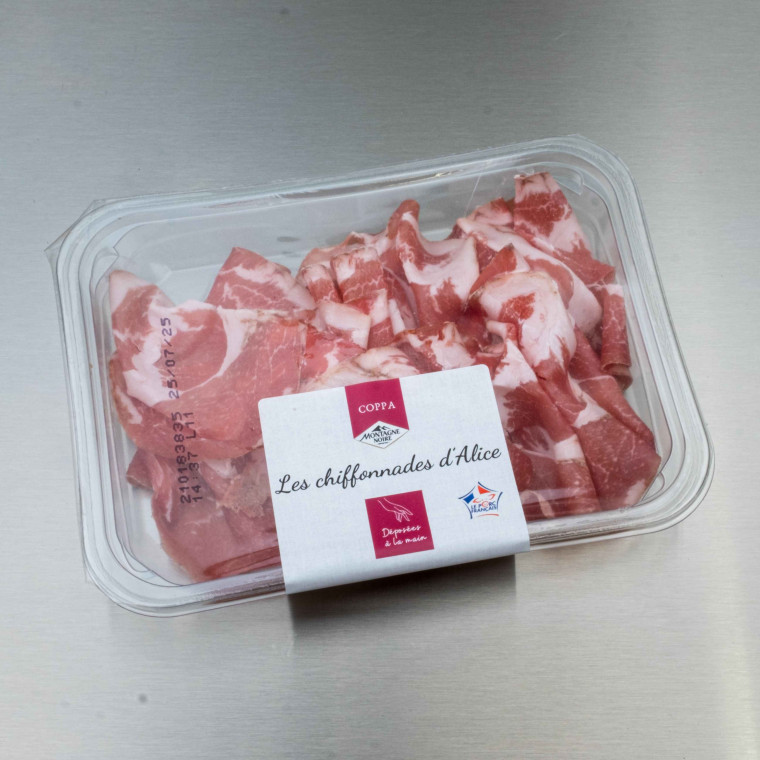 Chiffonnade de coppa 80 g | Calidel Pro
