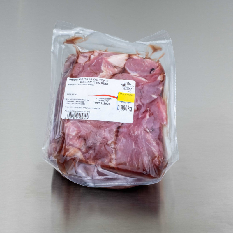 Délice de porc (tempes de porc) 1 kg env. | Calidel Pro Délice de porc (tempes de porc) 1 kg env. | Calidel Pro