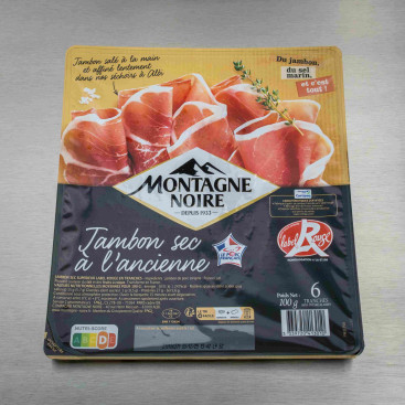 Jambon sec à l\'ancienne 6 tranches