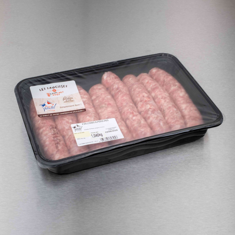 Saucisses de porc 130 g | Calidel Pro Saucisses de porc 130 g | Calidel Pro