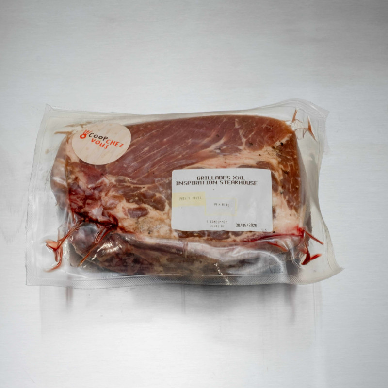 Côtes échine de porc marinées au steakhouse 650 g env. | Calidel Pro Côtes échine de porc marinées au steakhouse 650 g env. | Calidel Pro