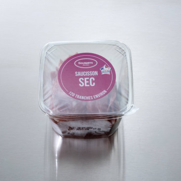 Saucisson sec nature tranché 90 g