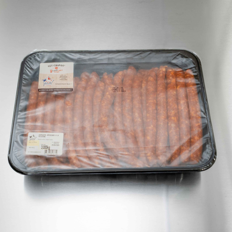 Chipolatas à la mexicaine 3 kg | Calidel Pro Chipolatas à la mexicaine 3 kg | Calidel Pro