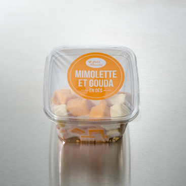 D&eacute;s de mimolette et de gouda 120 g