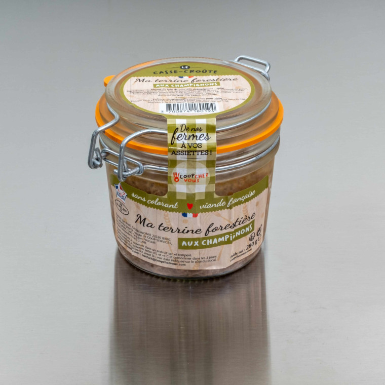 Terrine foresti&egrave;re aux champignons 280 g | Calidel Pro