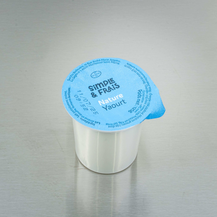 Yaourt du march&eacute; nature 125 g - vue principale du produit