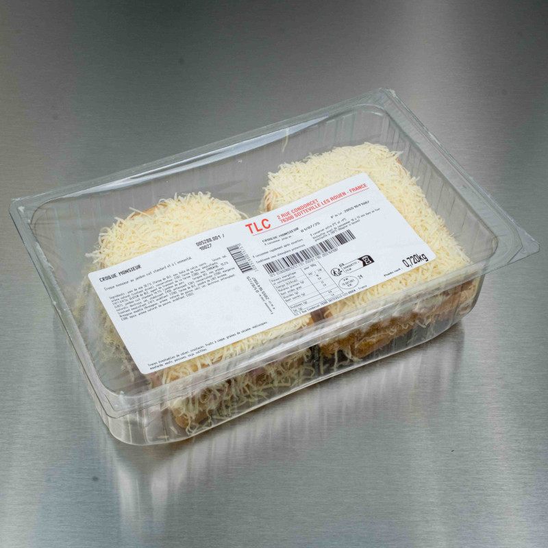 Croque monsieur (4 croques de 180 g) - vue principale du produit Croque monsieur (4 croques de 180 g) - vue principale du produit