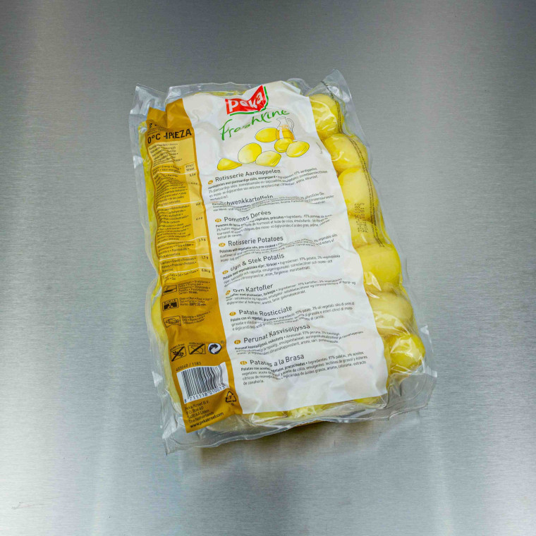 Pommes de terre enti&egrave;res dor&eacute;es pr&eacute;cuites 2 kg - vue principale du produit