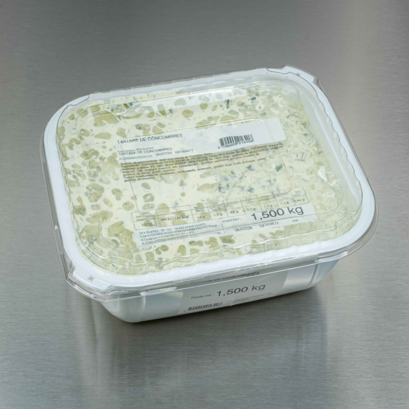 Tartare de concombres 1kg500 - vue principale du produit
