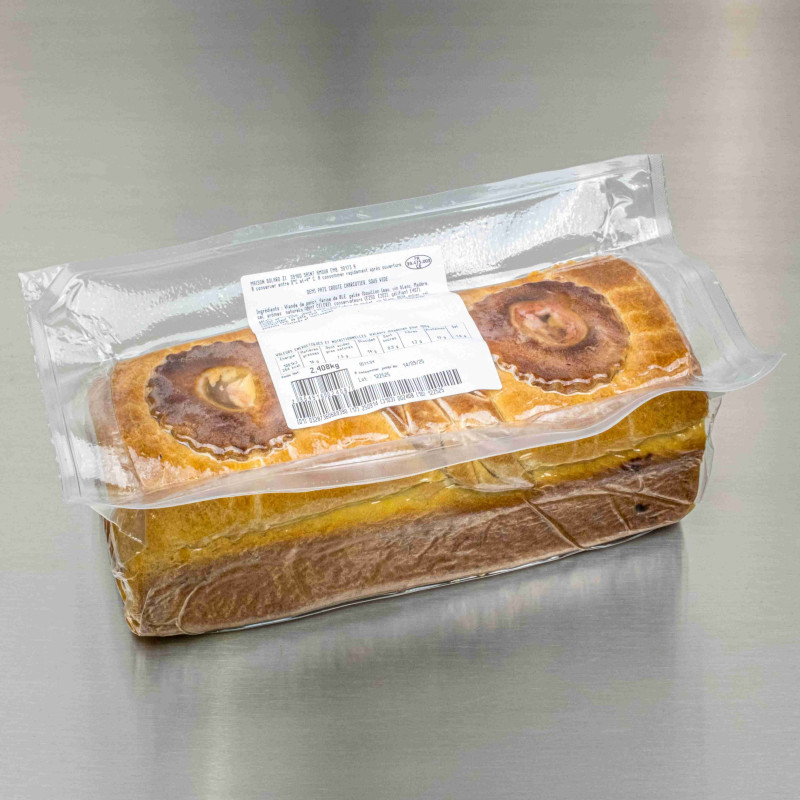 Demi p&acirc;t&eacute; en cro&ucirc;te charcutier 2kg300 env. - vue principale du produit