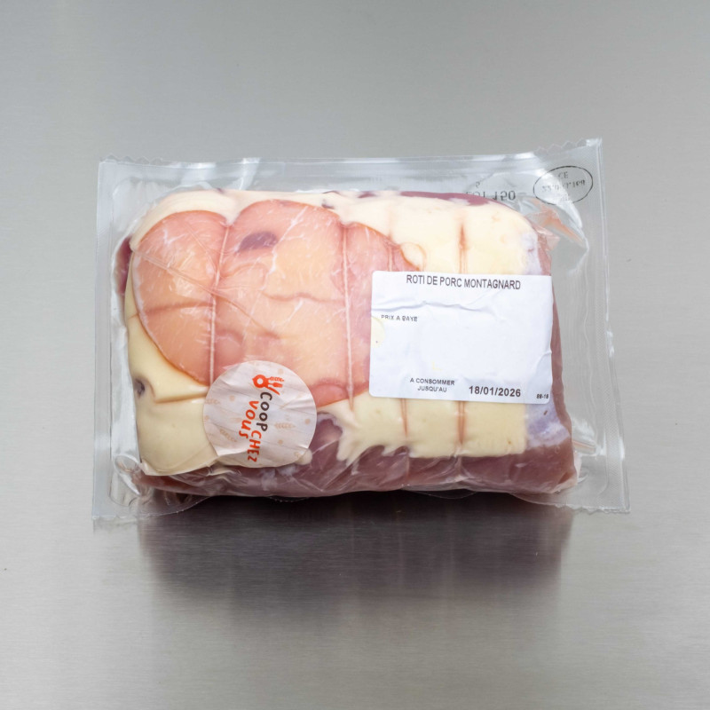 Rôti de porc montagnard 1 kg env. - vue principale du produit Rôti de porc montagnard 1 kg env. - vue principale du produit