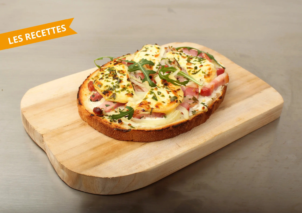 Bruschetta darlons et ch&egrave;vre